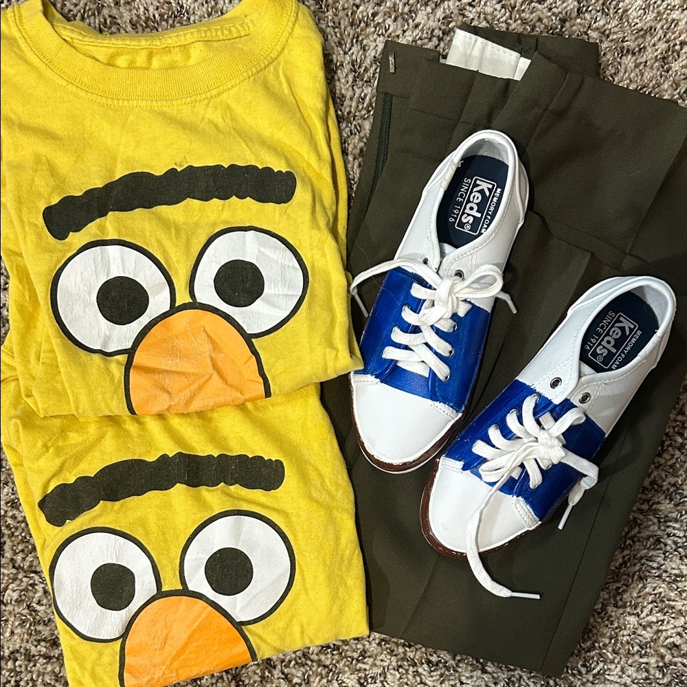 Keds Kids Bert Matching Set - Yellow, Blue, and Green